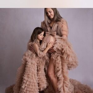 Chic Ruffled Tulle Gowns